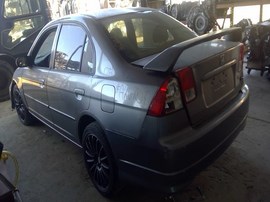 2005 HONDA CIVIC, GRAY, LX MODEL, 1.7L, AT.  A26257